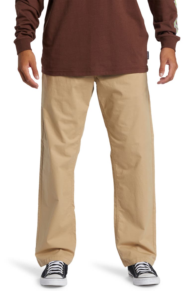 DNA Beach Organic Cotton Twill Pants, Main, color, KHAKI