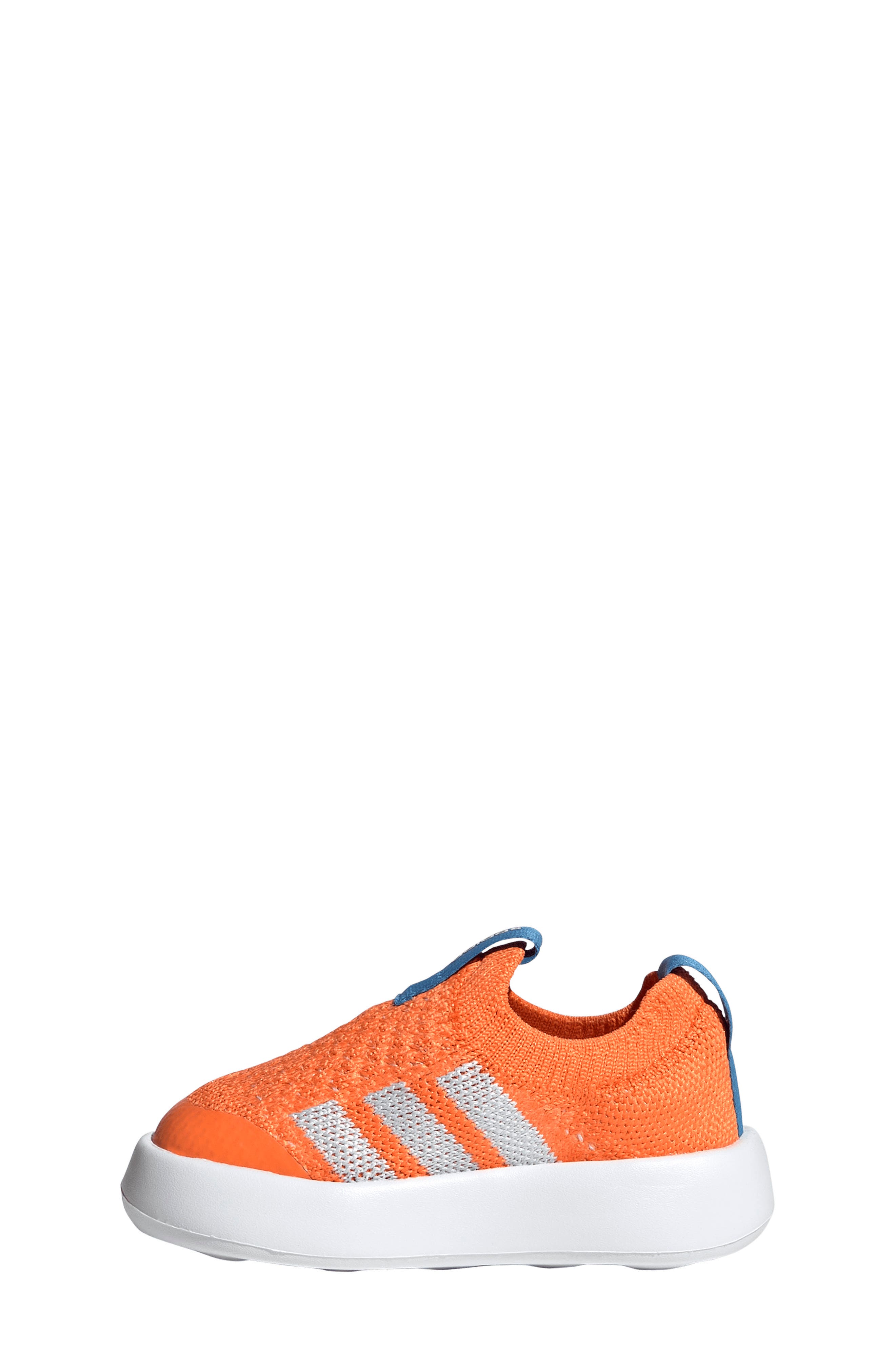 adidas Kids' Bubblecomfy Knit Sneaker, Alternate, color, Orange/ Sky/ Lucid Blue