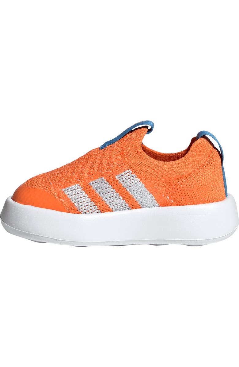 adidas Kids' Bubblecomfy Knit Sneaker, Alternate, color, Orange/ Sky/ Lucid Blue