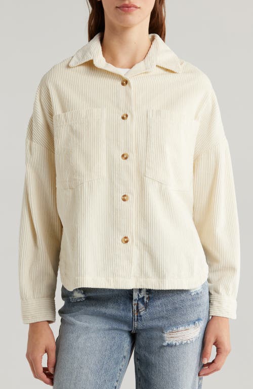 BILLABONG BILLABONG STOKED ON YOU COTTON CORDUROY BUTTON-UP SHIRT