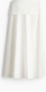 H&M Flounced Poplin Skirt