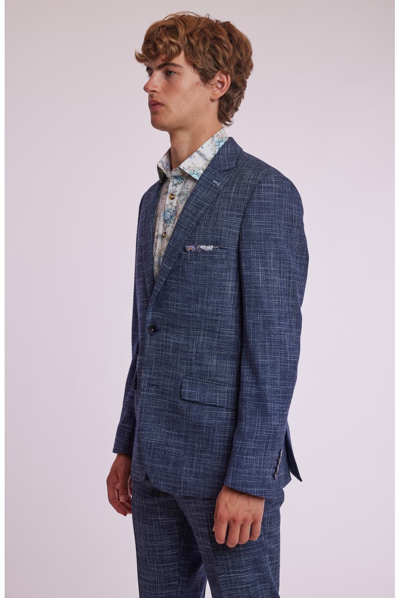 Dover Slim Fit Sport Coat, Alternate, color, NAVY LIGHT BLUE TEXTURE