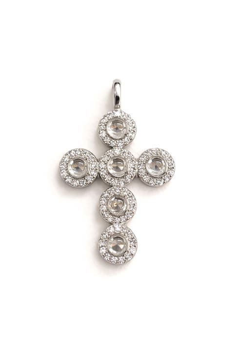Moissanite Cross Pendant
