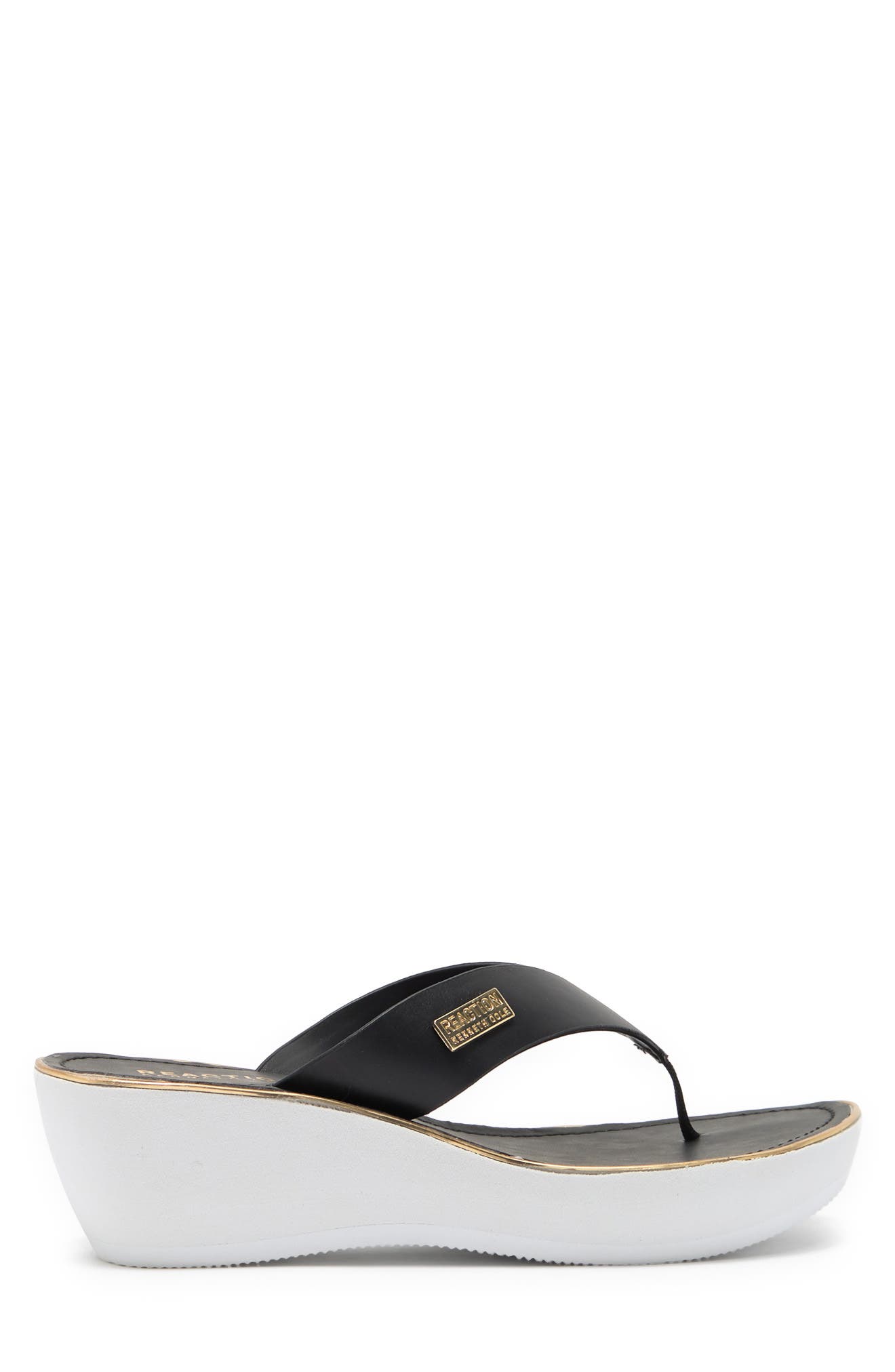 Reaction Kenneth Cole Shine Light Wedge Flip-Flop Sandal, Alternate, color, 