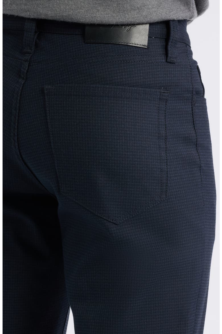 Charisma Dark Navy Supreme Relaxed Straight Leg 5-Pocket Pants, Alternate, color, DARK NAVY SUPREME PLAID