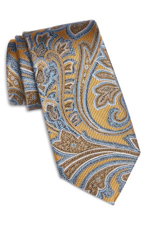 Nordstrom Paisley Silk Tie In Yellow