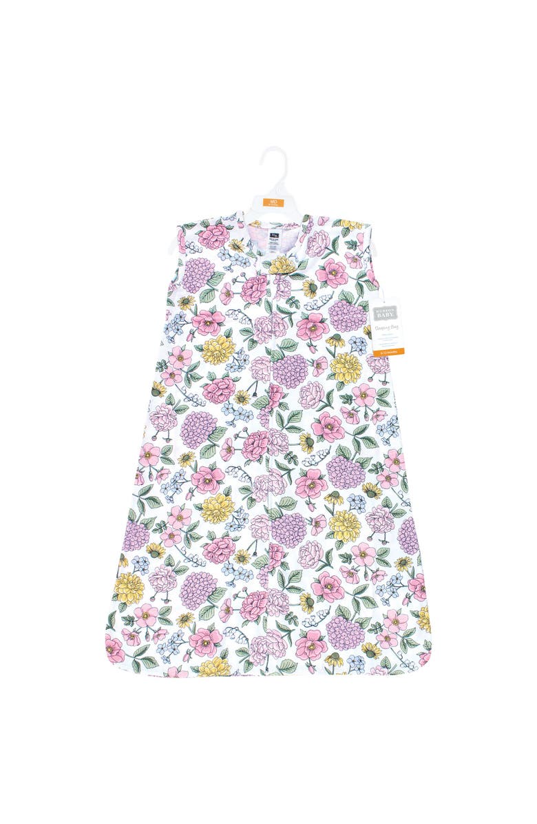 Hudson Baby Cotton Sleeveless Nighttime Wrap for Cozy Sleep, Alternate, color, Vintage Blossom