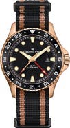 Hamilton Khaki Navy Scuba GMT Automatic NATO Strap Watch, 43mm