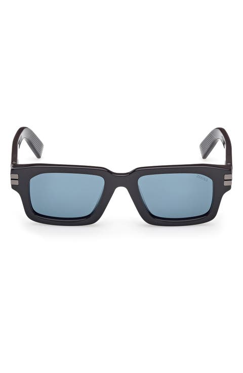51mm Rectangular Sunglasses