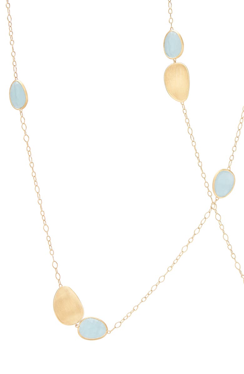 Marco Bicego Lunaria Long Station Necklace, Alternate, color, 18K Yellow Gold