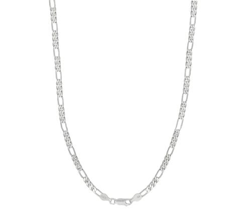 Sterling Silver 3.5MM Figaro Necklace