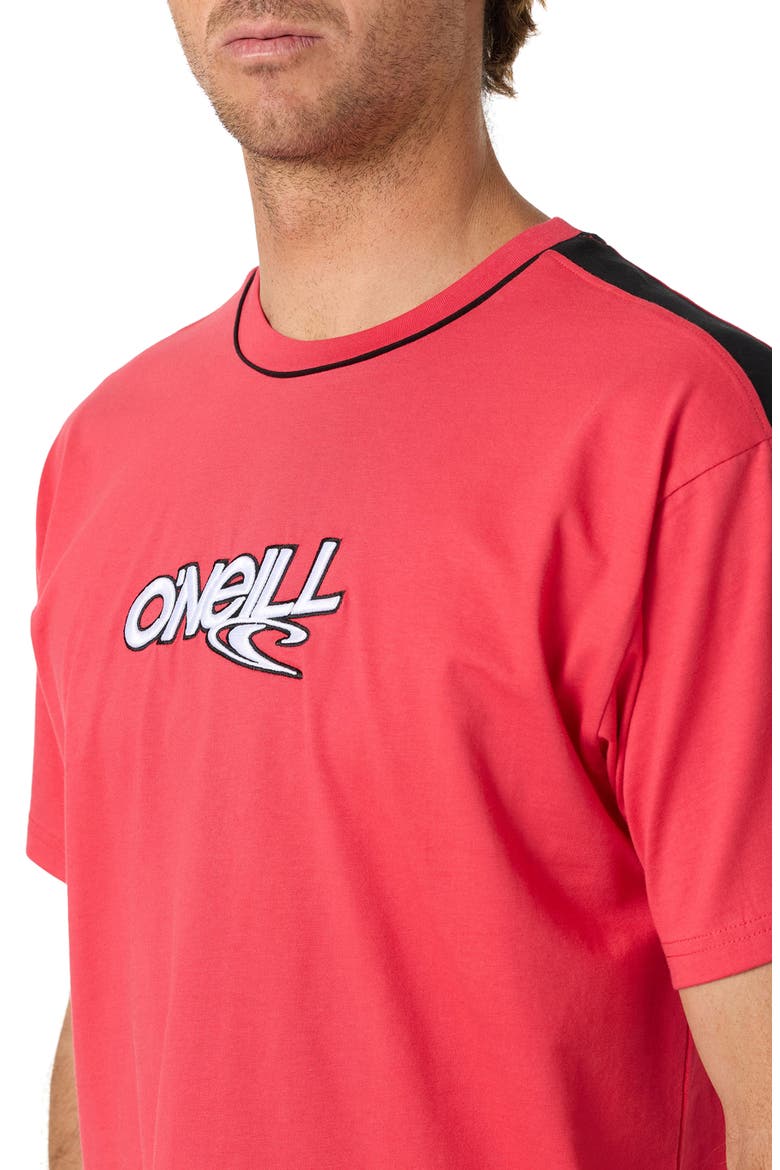 Wave Cult Logo T-Shirt, Alternate, color, LAVA RED