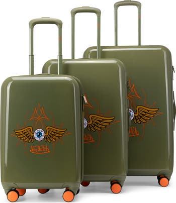 Von Dutch Kustom Kulture 3-Piece Expandable Hardside Spinner