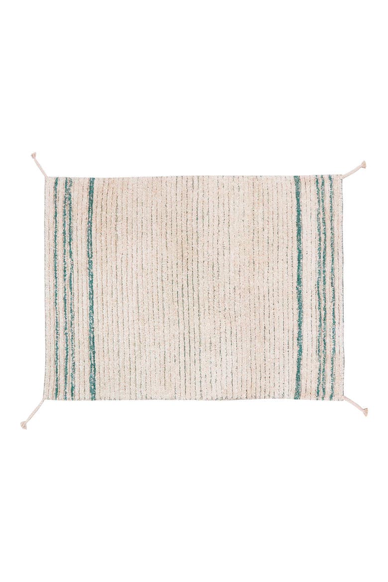 Reversible Washable Recycled Cotton Blend Rug, Alternate, color, VINTAGE BLUE OLIVE / NATURAL
