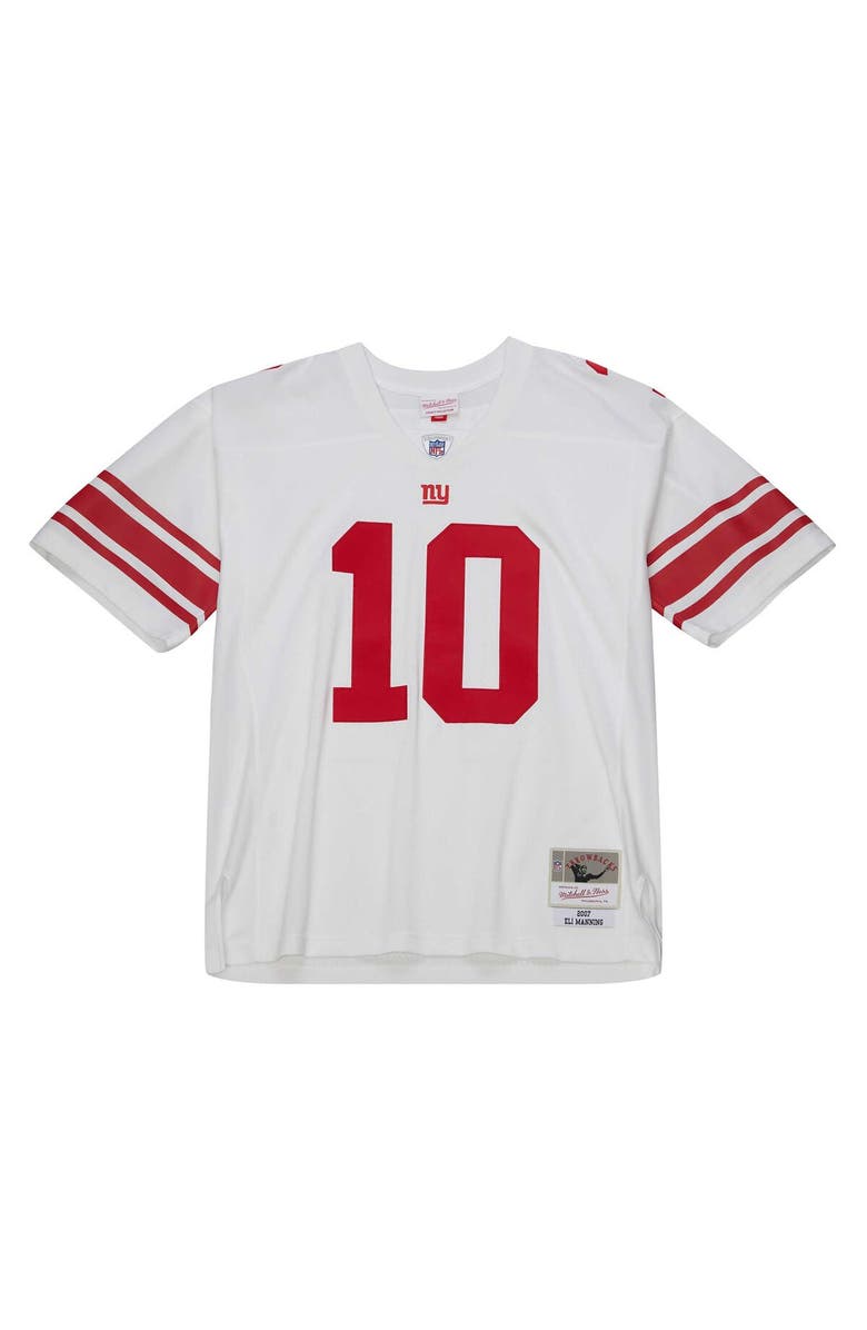 Mitchell & Ness Men's Mitchell & Ness Eli Manning White New York Giants Legacy Replica Jersey, Alternate, color, White