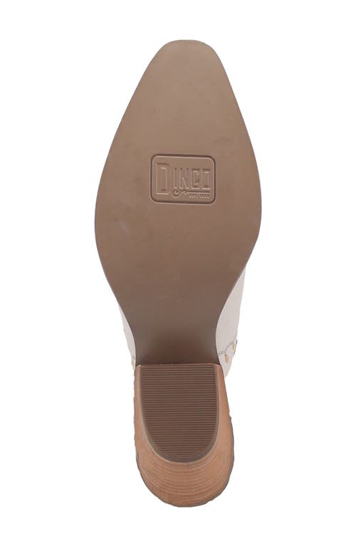 Dingo Wildflower Mule In White