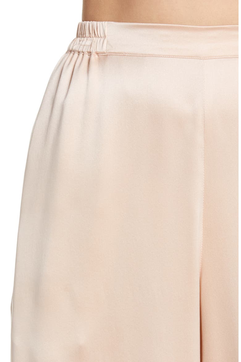 Washable High Waist Silk Pajamas, Alternate, color, DELICATE PINK