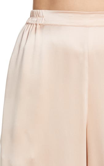 High Waist Washable Silk Pajamas