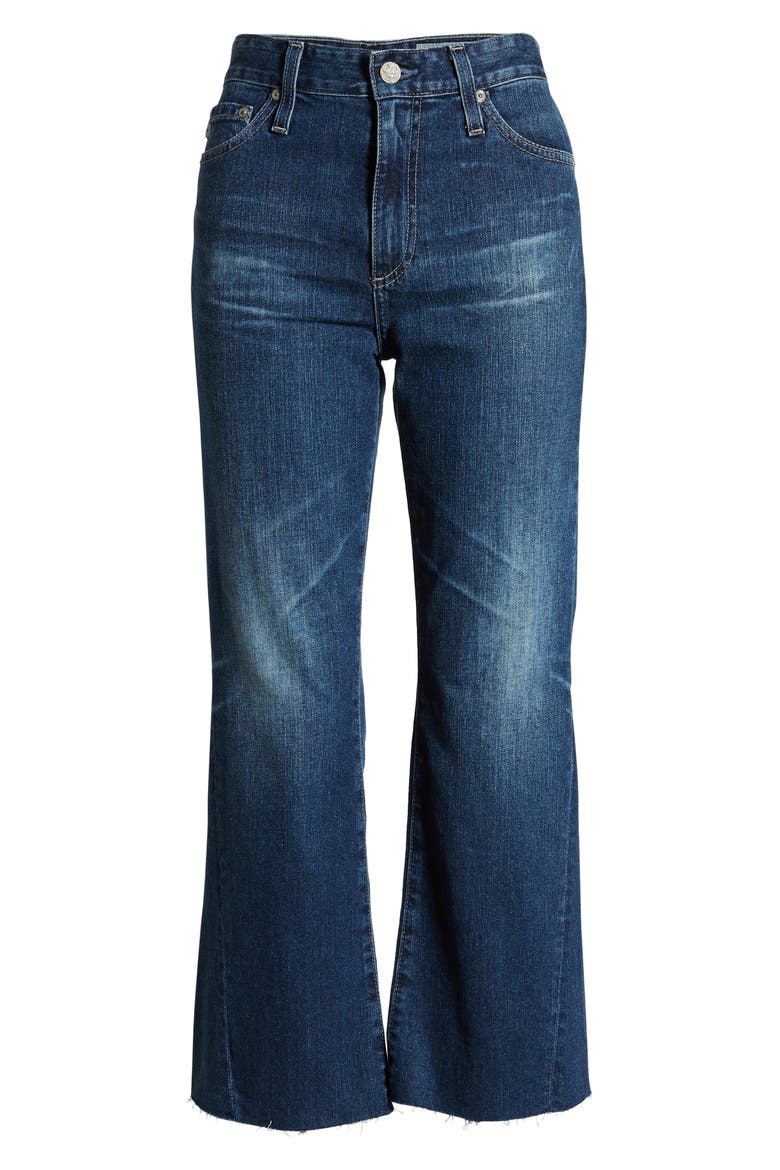 Quinne High Waist Crop Flare Jeans, Alternate, color, 11 YEARS STREAM