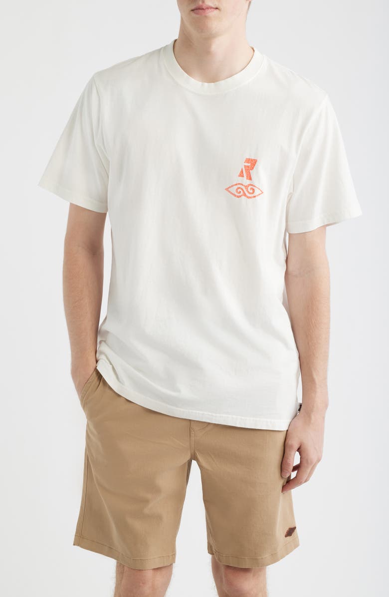 Rip Curl Liquid Trips Graphic Cotton T-Shirt, Main, color, Bone