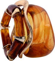 SAACHI Set of 3 Wavy Resin Bangle Bracelets