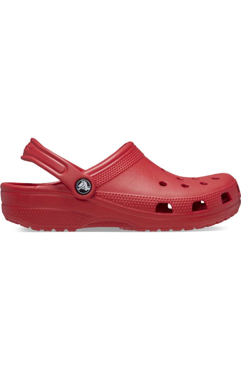 CROCS Classic Clog, Main, color, Varsity Red