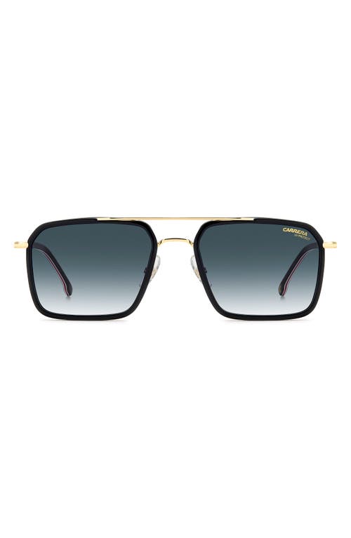 Carrera Eyewear 55mm Navigator Sunglasses In Green