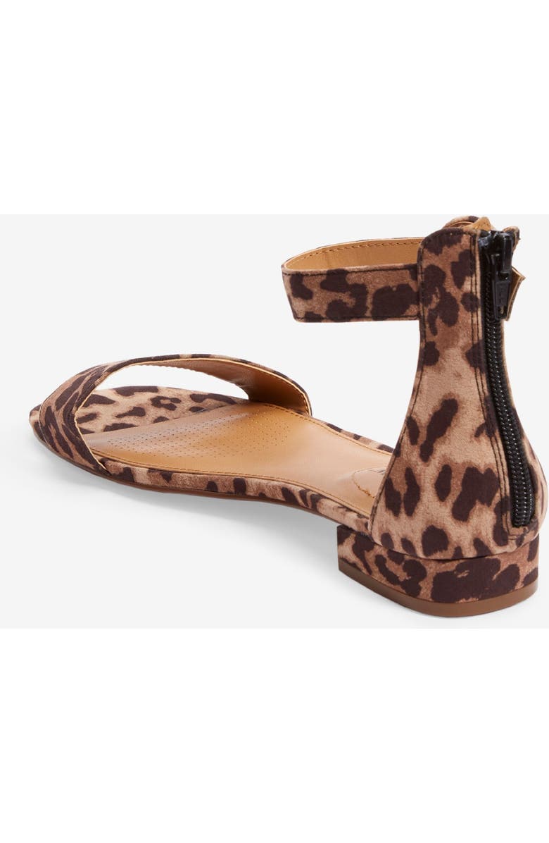 Comfortview The Alora Patterned Sandal, Alternate, color, Leopard