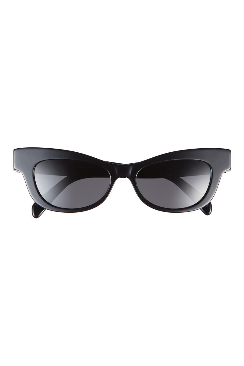 3 Dots 51mm Rectangular Sunglasses, Main, color, DARK HAVANA / BROWN