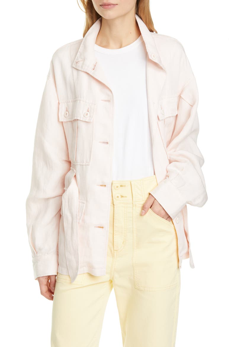 Sirena Utility Jacket, Main, color, SHELL PINK