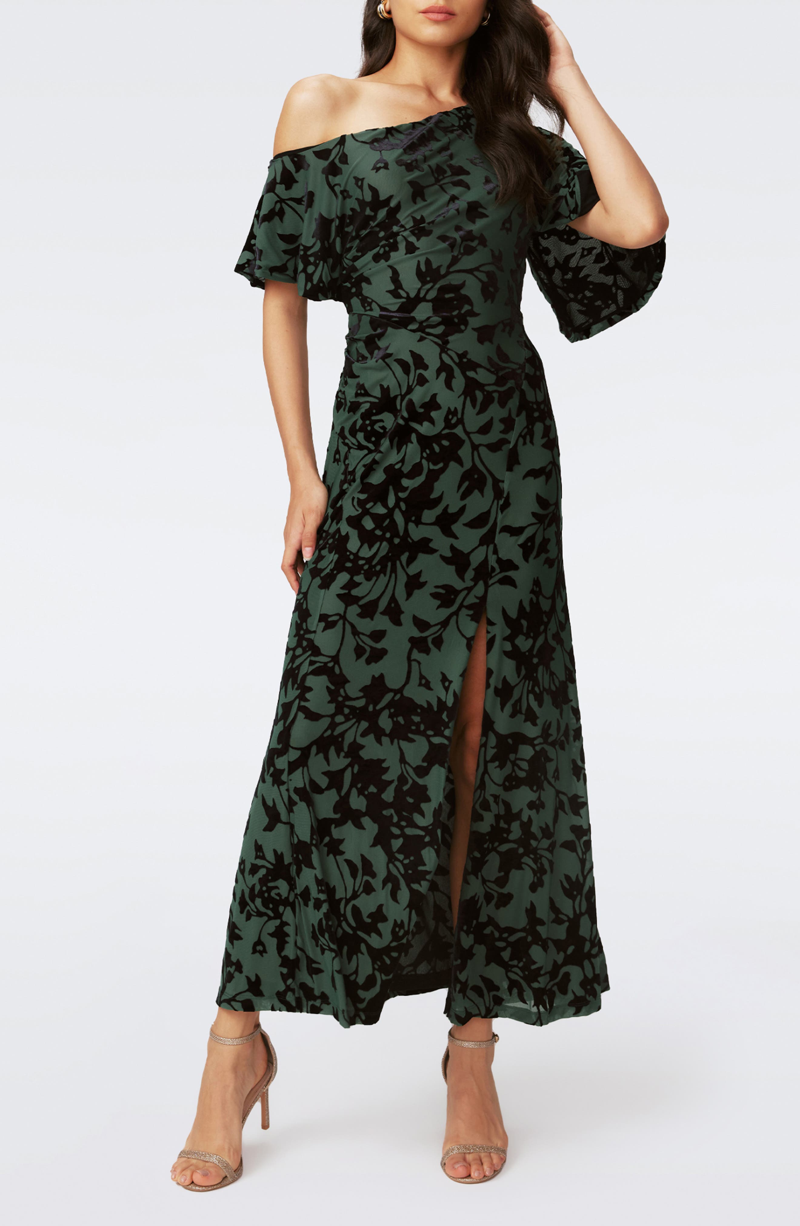 Eleora One-Shoulder Maxi Dress