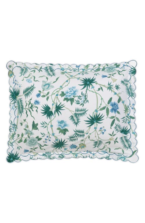 Matouk Palmyra Cotton Percale Sham In Green