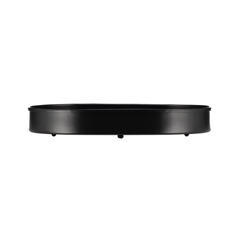 Oval Metal Candle Platter