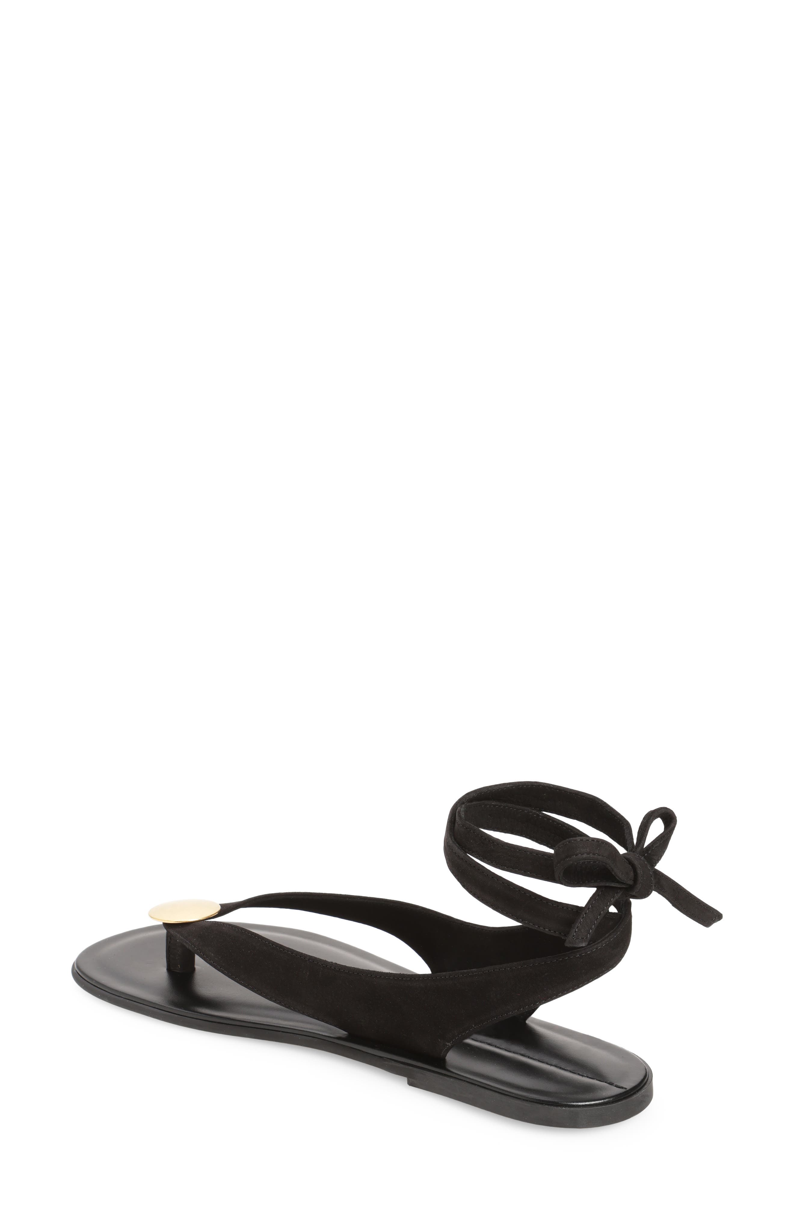 The Row Charm Ankle Tie Sandal, Alternate, color, 