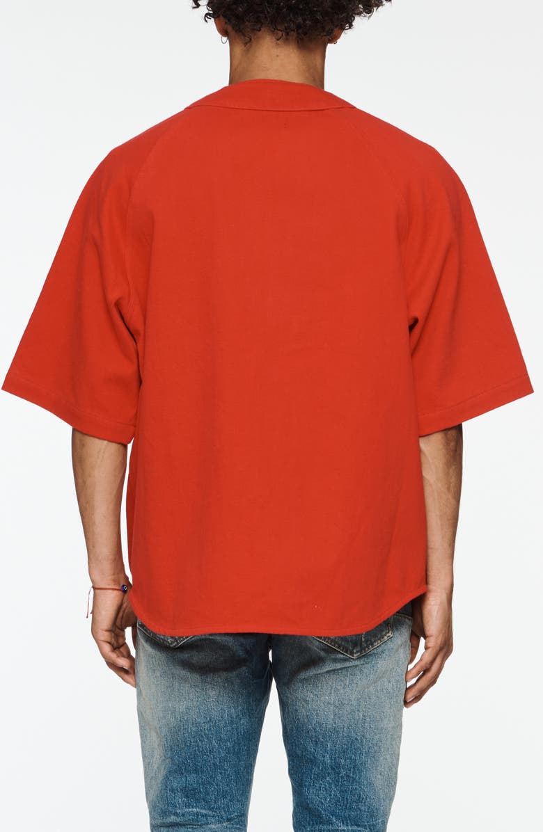 PURPLE BRAND Logo Cotton Baseball Shirt, Alternate, color,