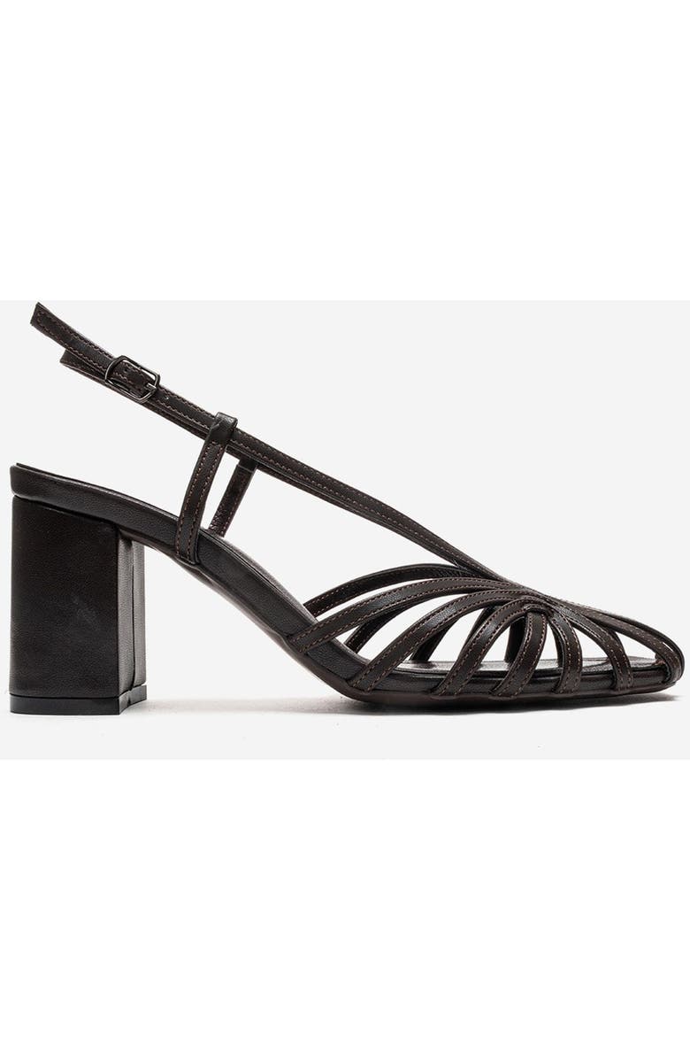 Prologue Shoes Wilda Block Heel Sandal, Alternate, color, Brown