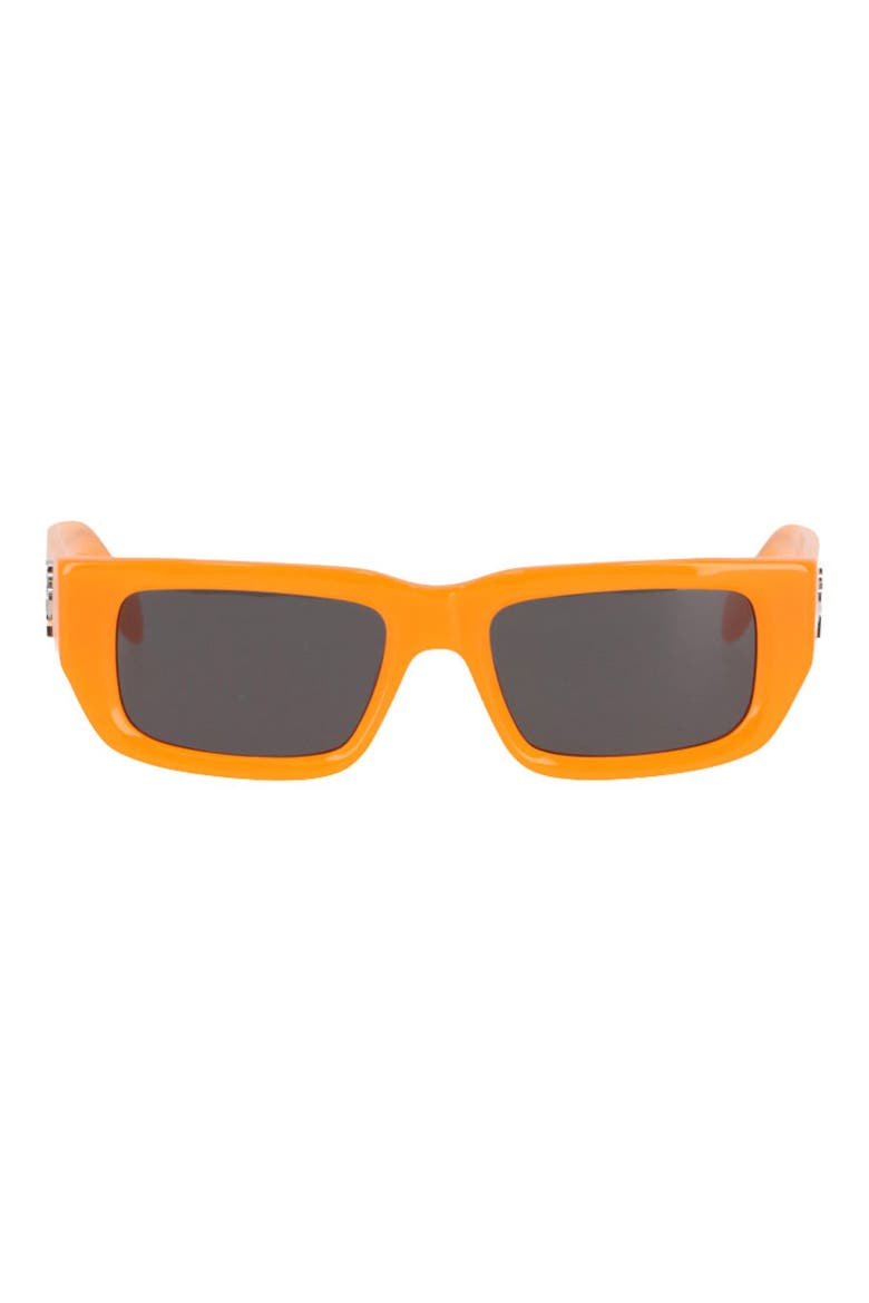 Sutter Rectangular Sunglasses, Main, color, NECTARINE DARK GREY