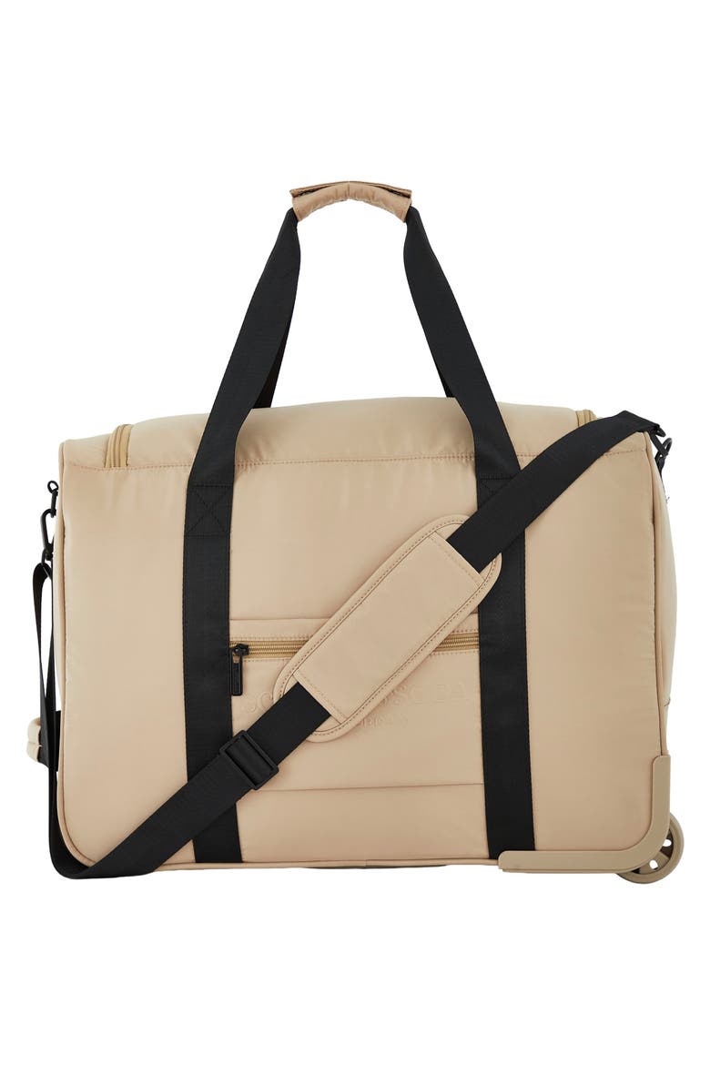 Eindhoven Rolling Weekender Bag, Alternate, color, TRAVERTINE