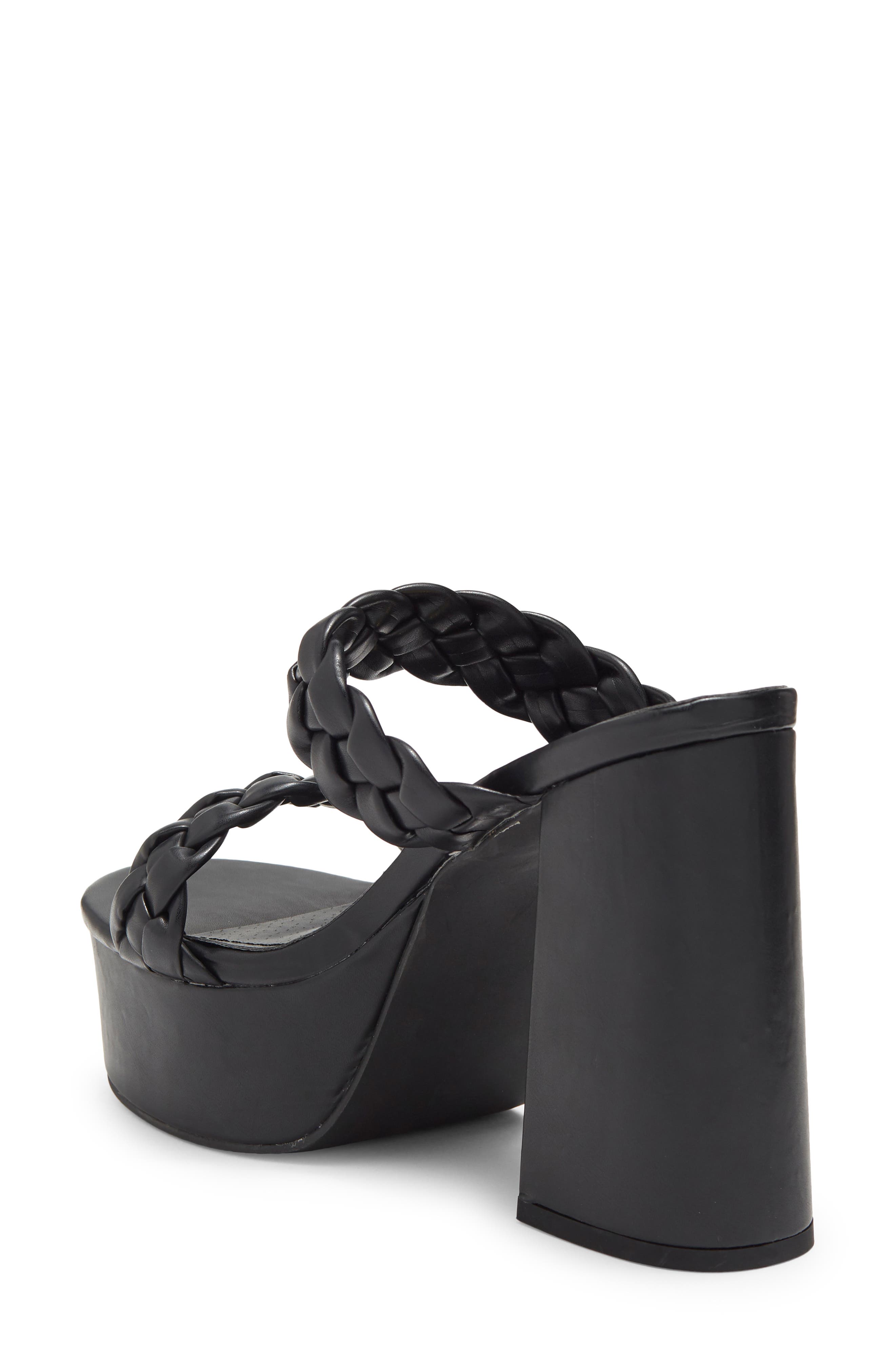 CHASE AND CHLOE Traci Platform Sandal, Alternate, color, 