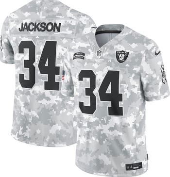 RAIDERS ユニフォーム JACKSON 34 Bo Jackson #34 Authentic Sand Knit Size 44 LA Raiders Jersey