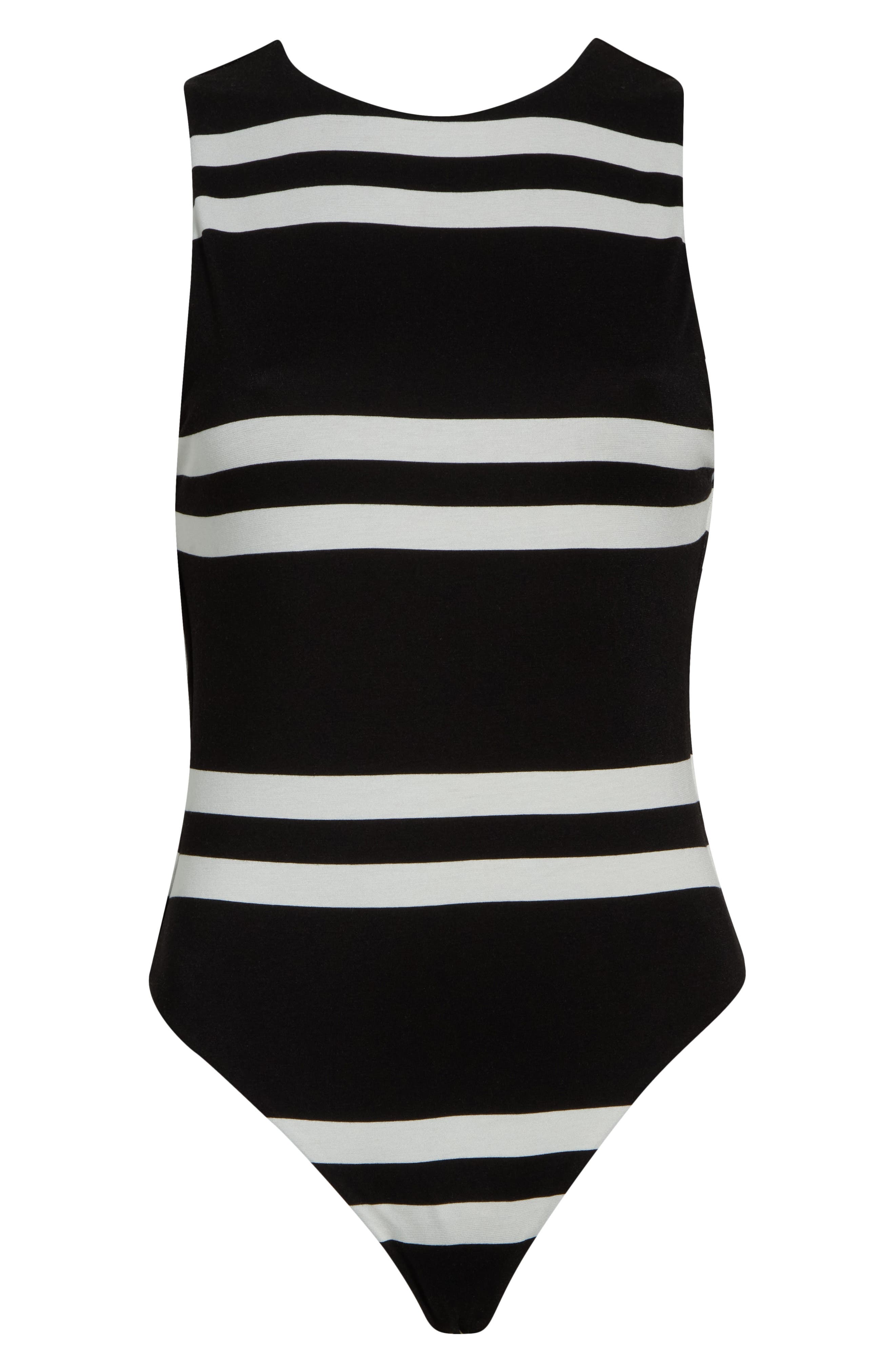 Alice + Olivia Rothy Stripe Bodysuit