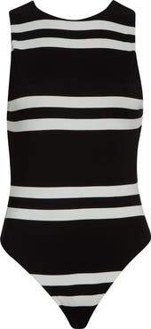 Alice + Olivia Rothy Stripe Bodysuit