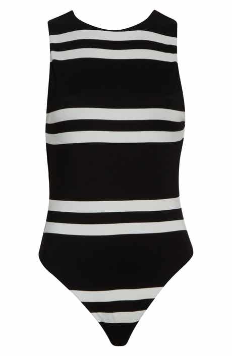 Alice + Olivia Rothy Stripe Bodysuit