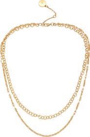Vince Camuto Layered Chain Pendant Necklace