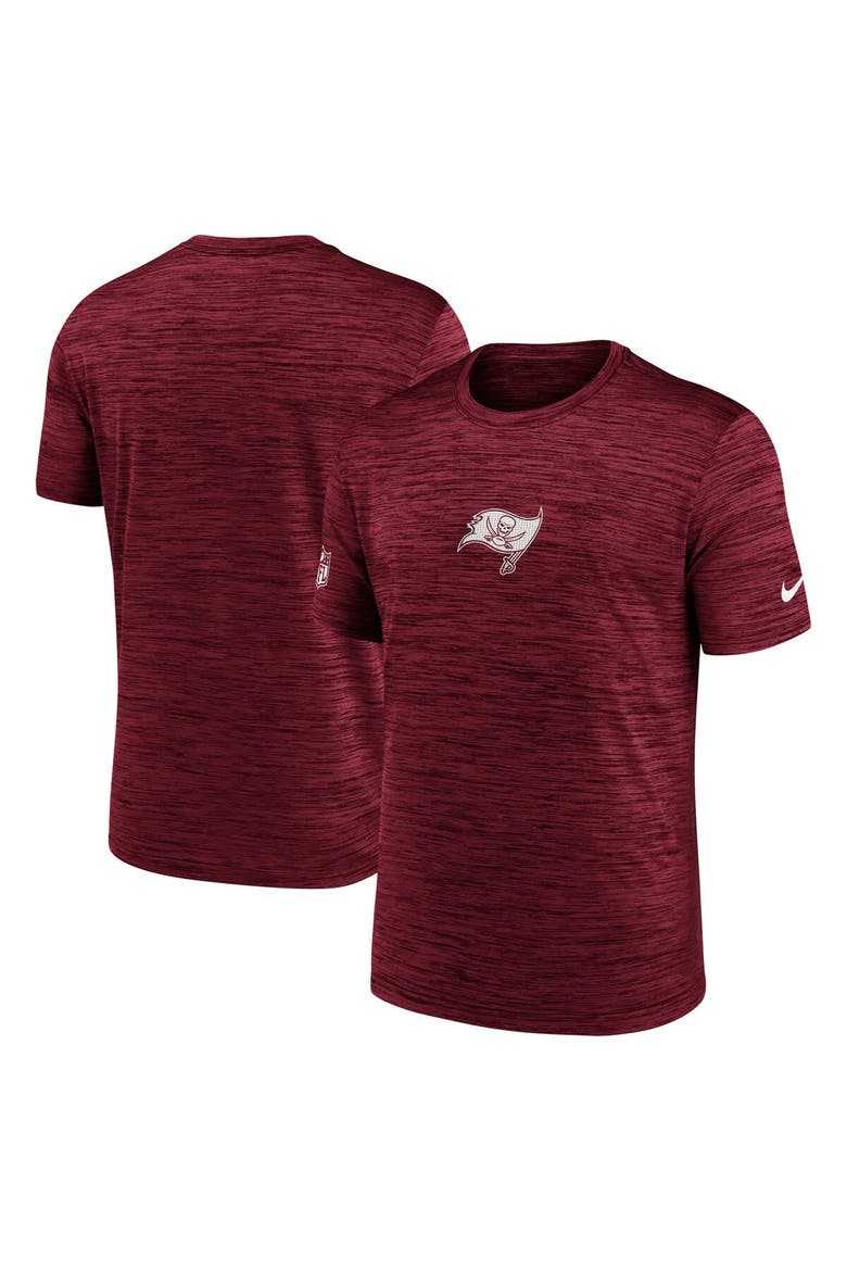 Men's Nike Red Tampa Bay Buccaneers Sideline Velocity Performance T-Shirt, Alternate, color, Red