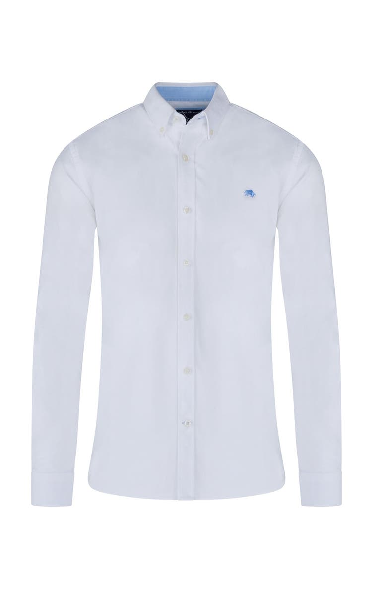 Raging Bull Classic 2 Pack Long Sleeve Oxford, Alternate, color, Navy/White