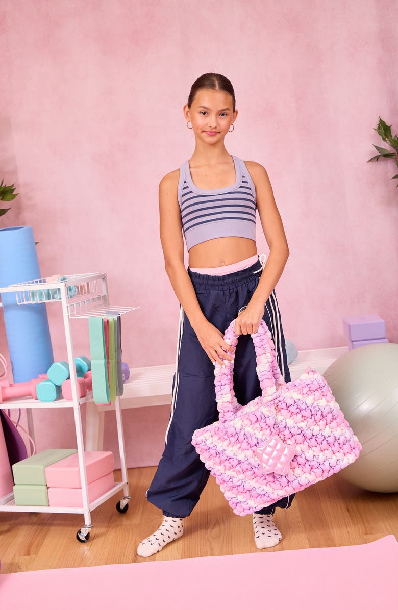 OMG Accessories Kids' Scrunch Tote Bag, Alternate, color,