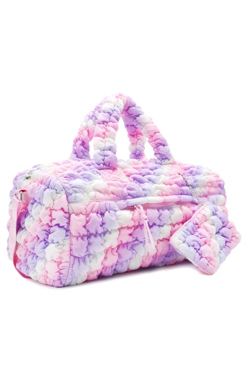 Omg Accessories Kids' Scrunch Duffle Bag In Pink Multi