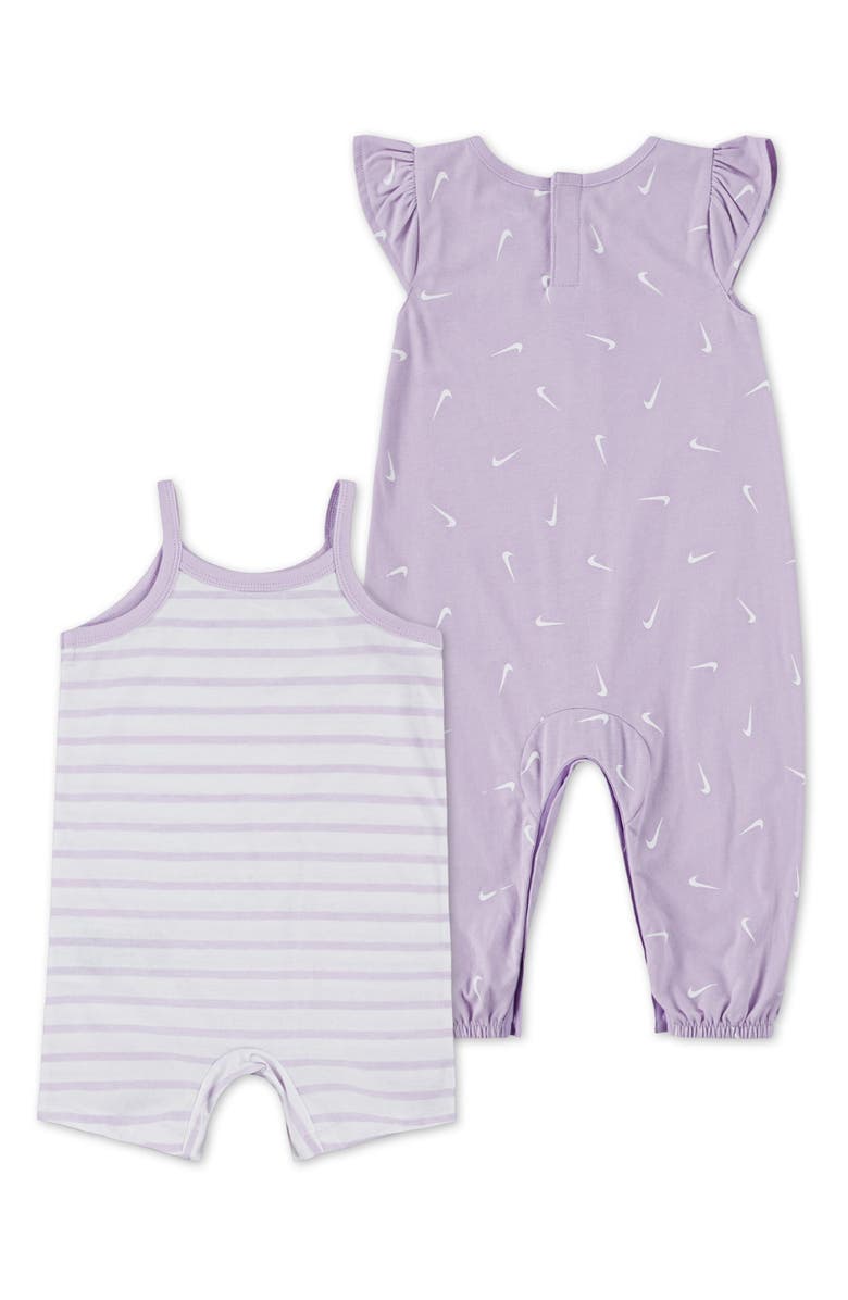 Nike Essentials 2-Pack Assorted Rompers, Alternate, color, Doll