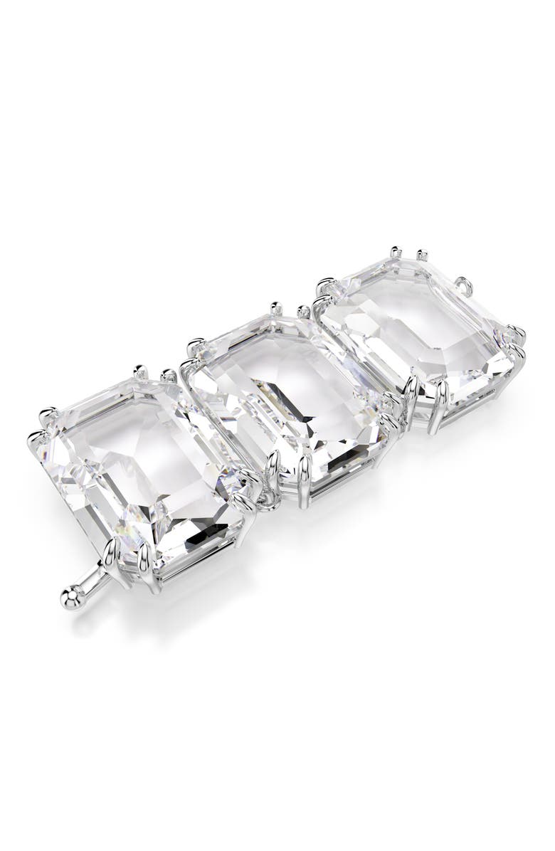 Swarovski Millenia Extender, Alternate, color, Rhodium/ White